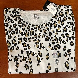 Kim Rogers® Women's Placement Animal
Print Top